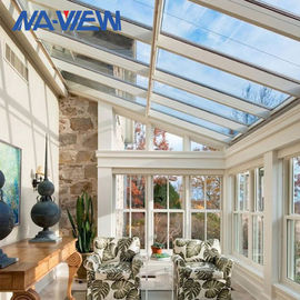 4 فصل سقف یک شیب تنها اتاق آفتاب اضافه شده همه محفظه های حمام آفتاب شیشه ای