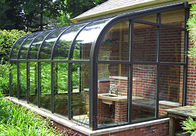 4 فصل سقف یک شیب تنها اتاق آفتاب اضافه شده همه محفظه های حمام آفتاب شیشه ای تامین کننده