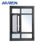 پنجره گودال آلومینیوم شیشه ای دو جداره شیشه ای گوانگدونگ NAVIEW تامین کننده
