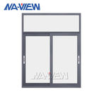 شیشه های گوانگدونگ NAVIEW مدل شیشه ای با آلومینیوم بزرگ ویندوز کشویی با کیفیت خوب تامین کننده