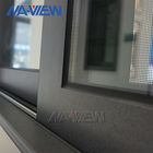 پنجره کشویی مشکی آلومینیومی گوانگدونگ NAVIEW پنجره کشویی سیاه با مش تامین کننده