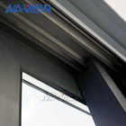 پنجره کشویی عمودی کشویی گوانگدونگ NAVIEW سیاه و سفید آلومینیوم تامین کننده