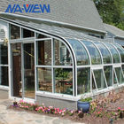 چهار فصل اضافه ایوان ایوان ، سقف شیشه ای با روکش پلاستیک علاوه بر آفتاب مدرن تامین کننده